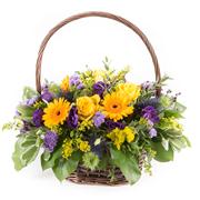 Purple &amp; Gold Basket